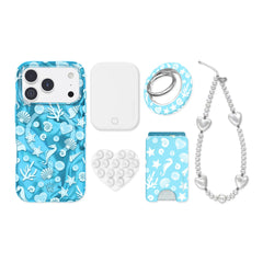 Aquamarine Holo iPhone Bundle Set