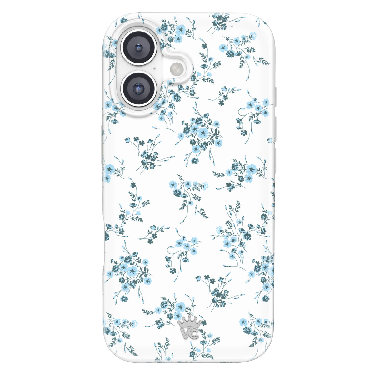 French Blue Floral iPhone Case