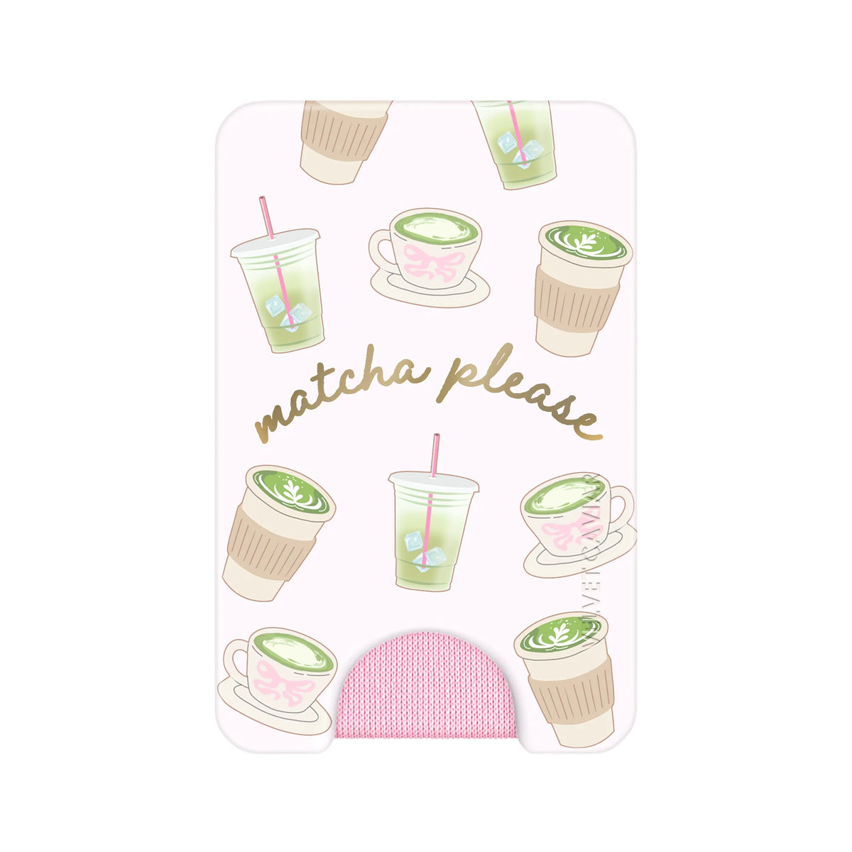 Matcha Please MagSafe Wallet
