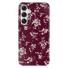 French Burgundy Floral Samsung Case