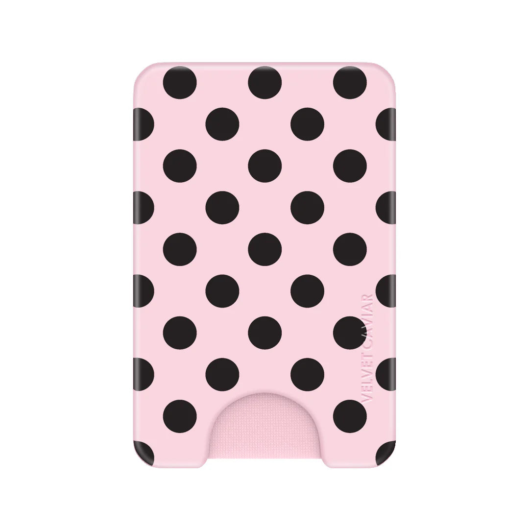 Princess Pink Polka Dot MagSafe Wallet