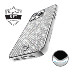 Chrome Caviar Crystals iPhone Case