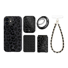 Black Leopard iPhone Bundle Set