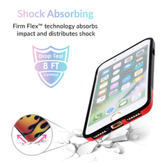 Blue Chrome Flames iPhone Case