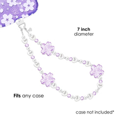 Lavender Cherry Blossom Phone Charm