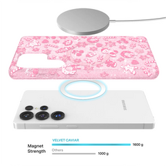 Pink Christmas Glitter Samsung Case