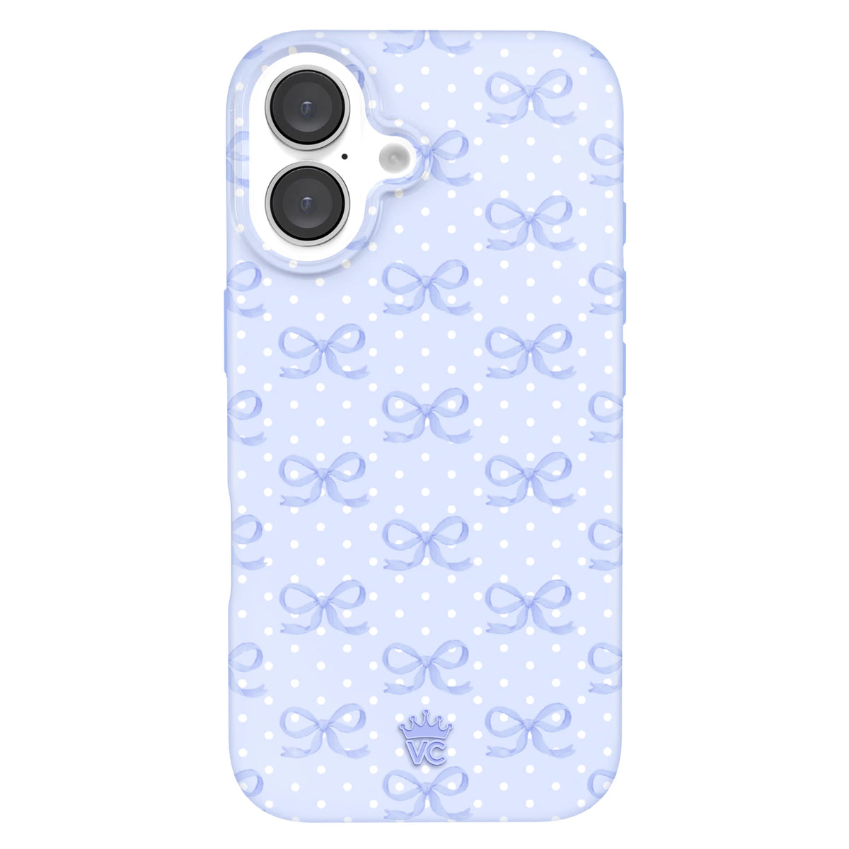 Lovely Blue Bows iPhone Case