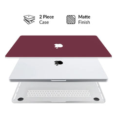 Burgundy 1990 MacBook Case