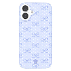 Lovely Blue Bows iPhone Case