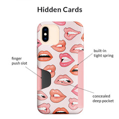 Nude Lips iPhone Wallet Case