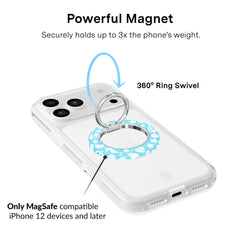 Aquamarine Holo MagSafe Grip Ring