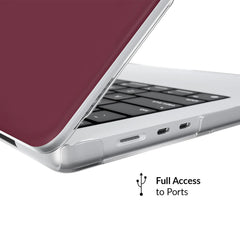 Burgundy 1990 MacBook Case