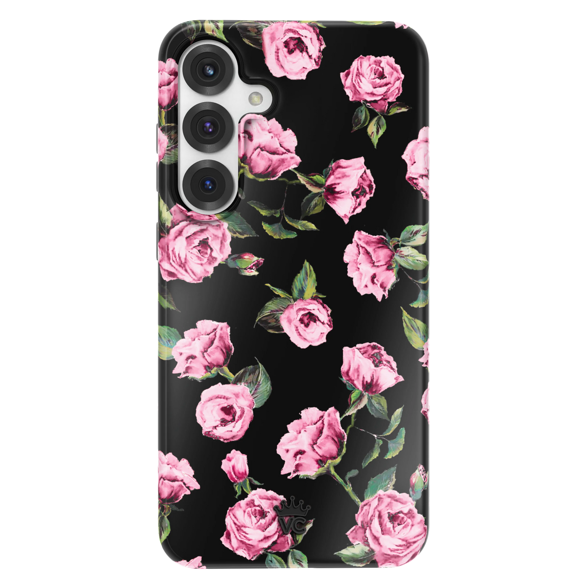 Pink Rose Floral Samsung Case