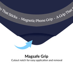 Admiral Navy Heart MagSafe MightyGrip