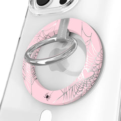 Widow’s Web Chrome MagSafe Grip Ring