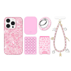 Pink Christmas Glitter iPhone Bundle
